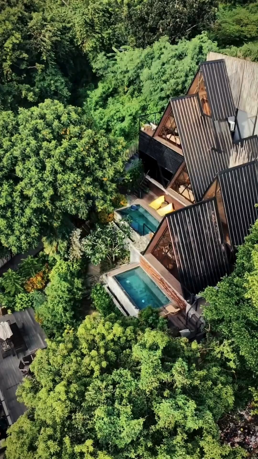 Aerial view of Tatsulok Cabins